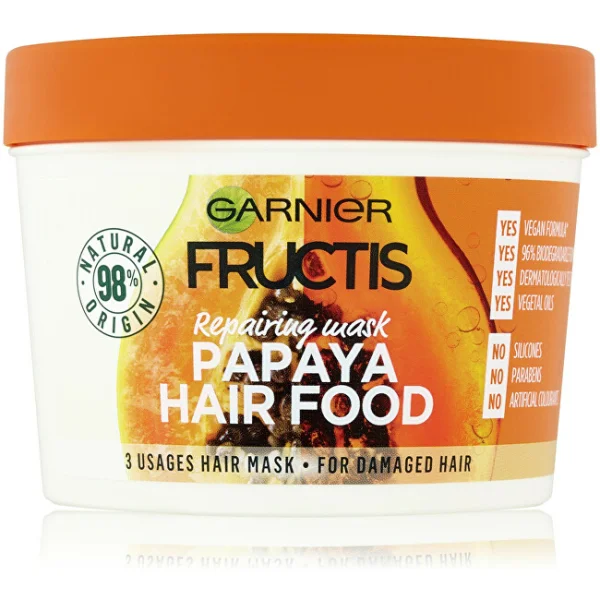 Fructis hair food papaya repairing mask