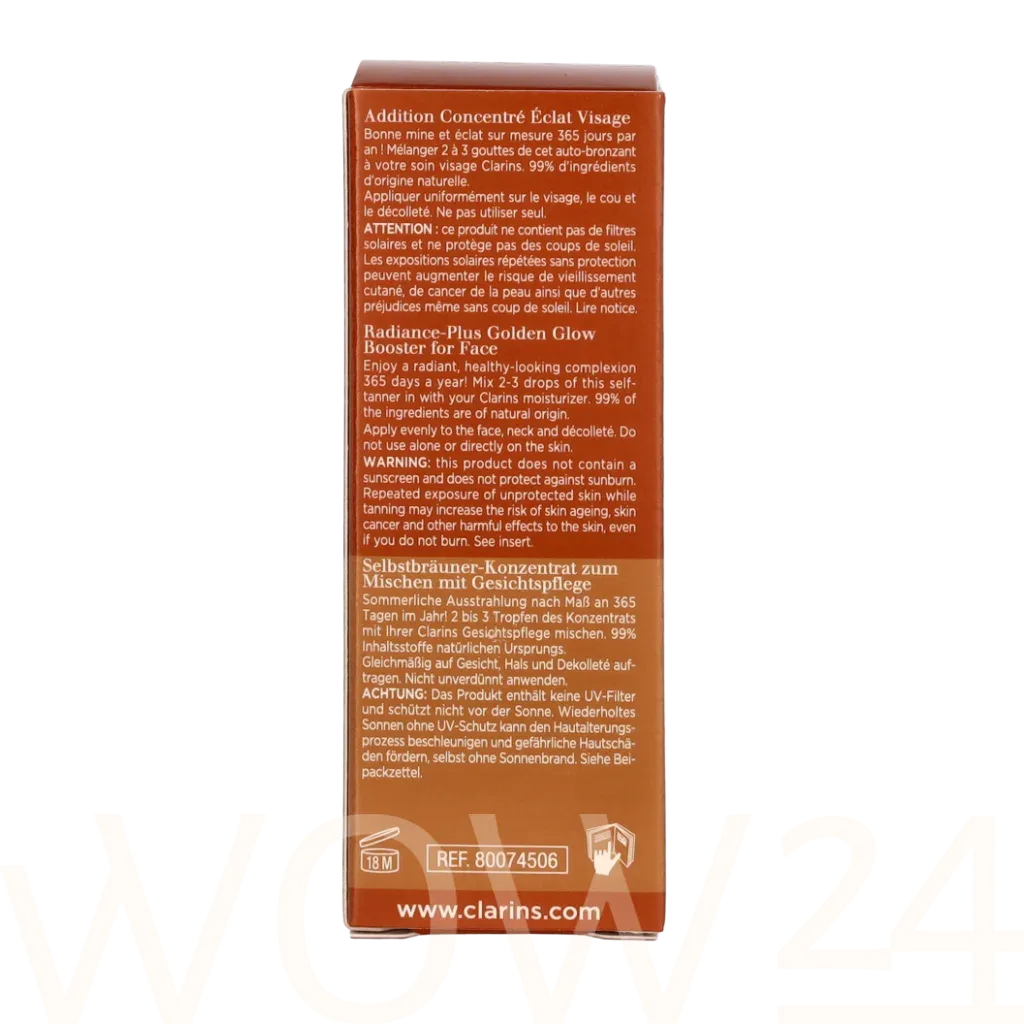 Clarins Self Tan Radiance-Plus Golden Glow Booster thumbnail 3