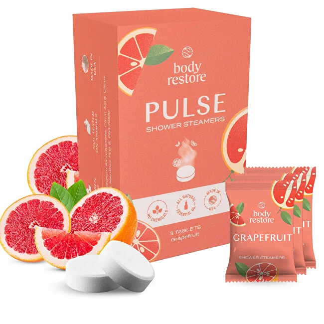 Body Restore Set of aromatic tablets for the shower Grapefruit Shower Steamers 3 pcs thumbnail 2