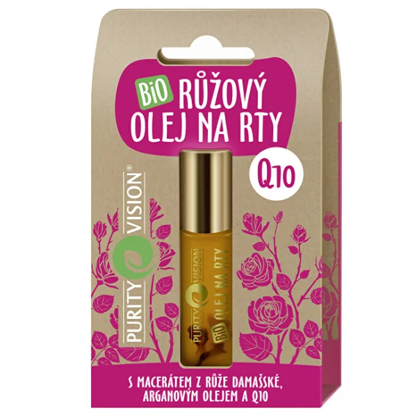 Rose bio lip oil