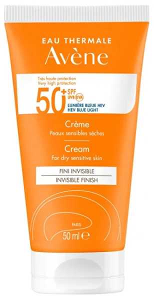 Sun cream invisible finish