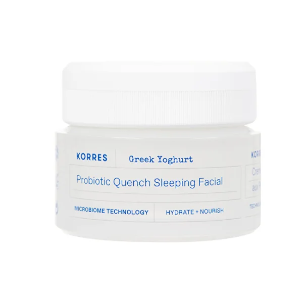 Greek yoghurt probiotic quench sleeping facial