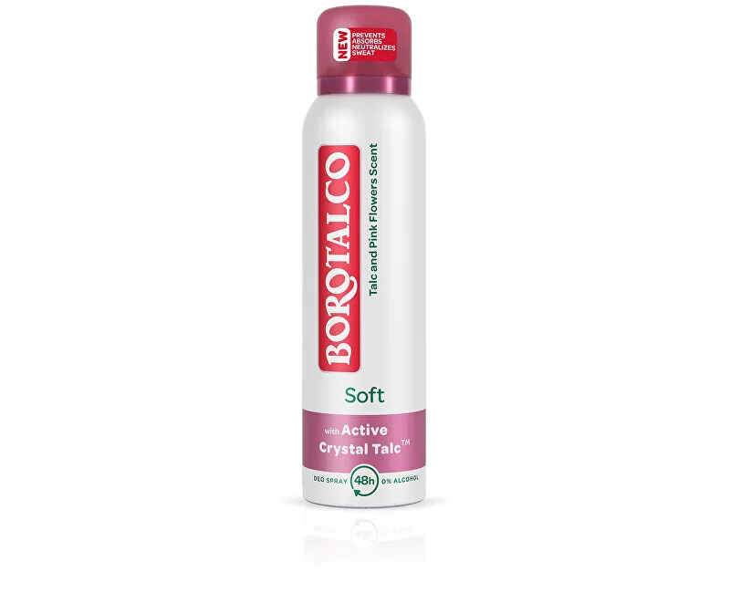 Borotalco Soft Talc and Pink Flowers Scent Deo Spray 48H thumbnail 2