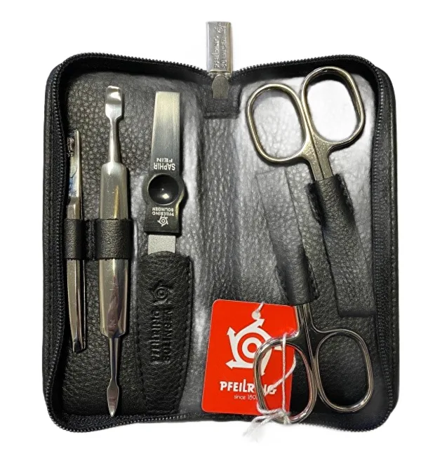 Pfeilring Solingen Manicure set 5 pieces Pfeilring Original black thumbnail 2