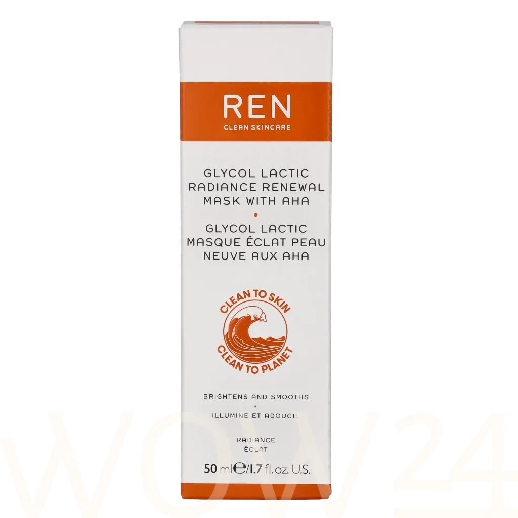 Ren clean skincare Radiance Glycolic Lactic Radiance Renewal Mask With AHA thumbnail 2