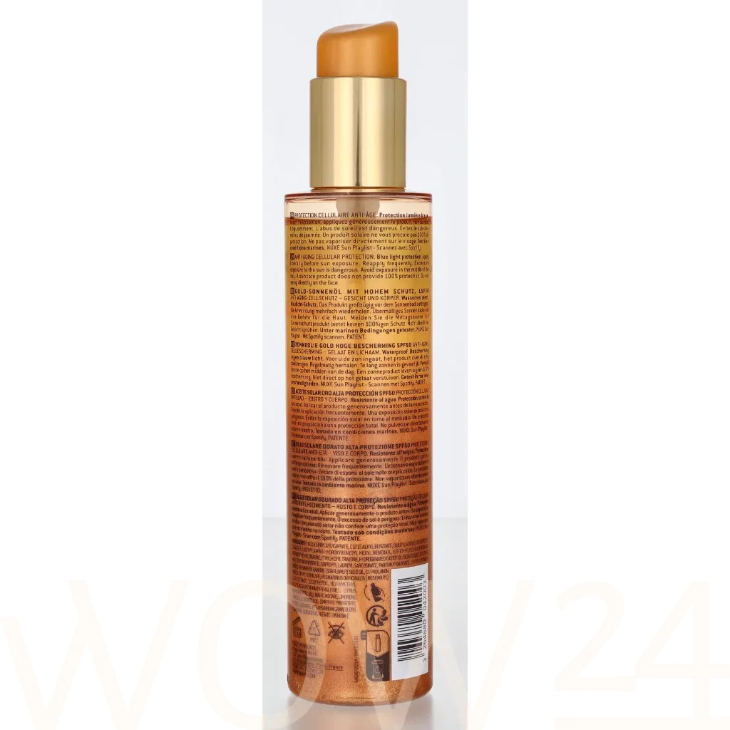 Nuxe Nuxe Sun High Protection Gold Sun Oil SPF50 thumbnail 3