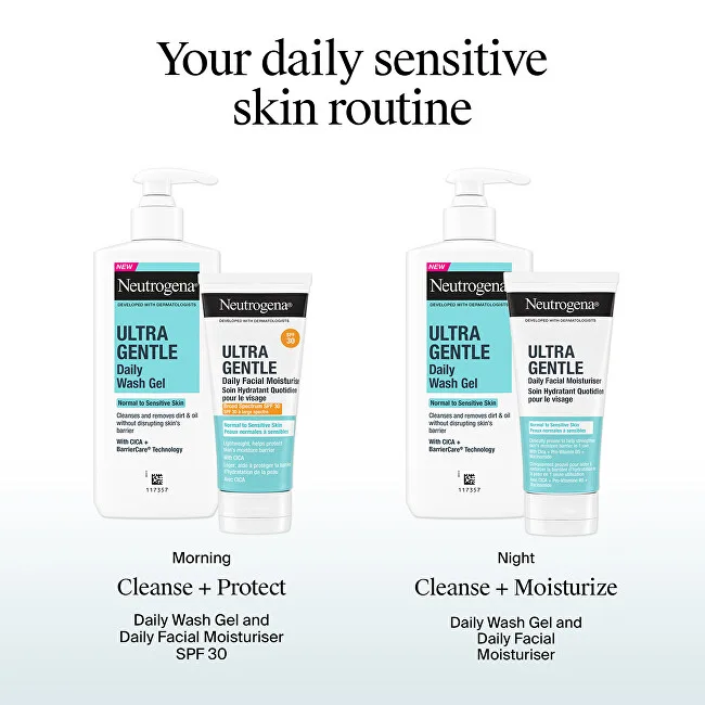 Neutrogena Moisturizing face cream SPF 30 Ultra Gentle Facial Mosturiser 100 ml thumbnail 6