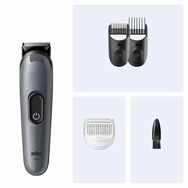 Braun Multifunctional 4in1 trimmer Series 3 AIO3500 Grey thumbnail 5