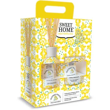 Sweet Home Collection Gift set of aroma diffuser with candle Italic Helicrysus thumbnail 4