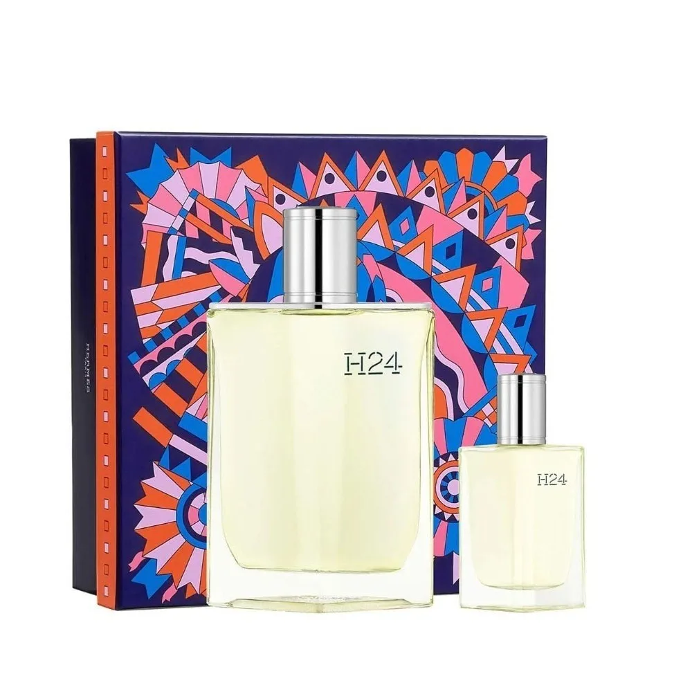 Hermes Xmas 2022 Set Hermes: H24, Eau De Toilette, For Men, 100 ml + H24, Eau De Toilette, For Men, 12.5 ml thumbnail 3