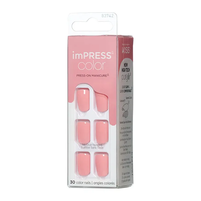 Kiss Kiss Self-adhesive nails imPRESS Color Pretty Pink 30 pcs thumbnail 2