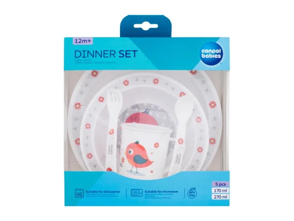 Cute animals dinner set