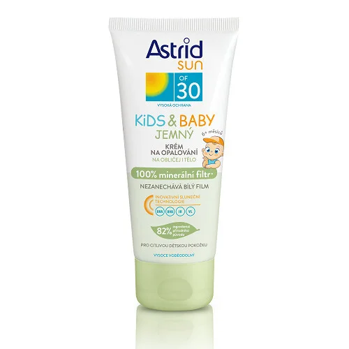 Sun kids & baby soft face and body cream