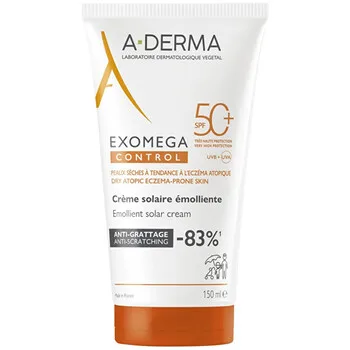 A-Derma Emollient Protective Cream SPF 50+ Exomega Control (Emollient Solar Cream) 150 ml thumbnail 3