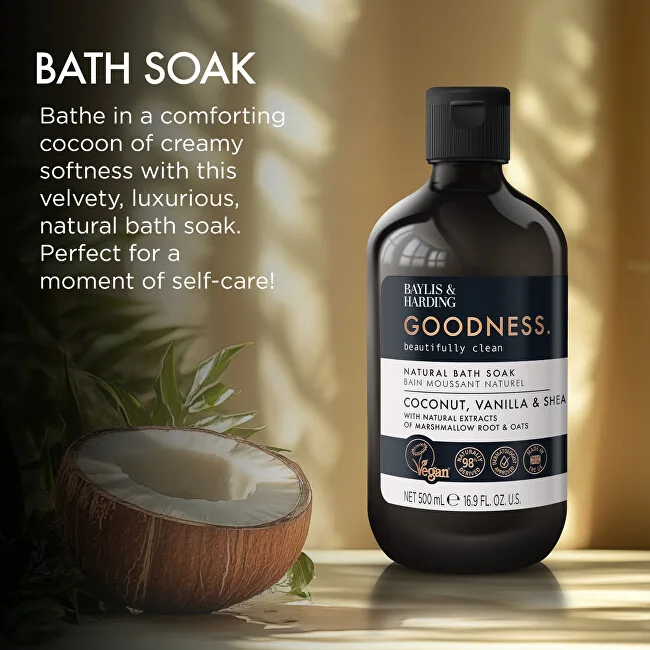 Baylis & Harding Goodness Coconut, Vanilla & Shea Bath Soak thumbnail 2