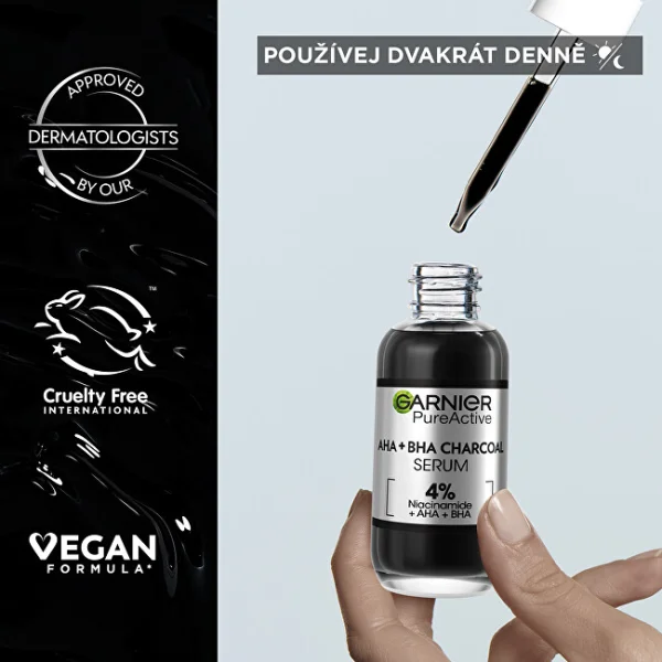 Pure active aha + bha charcoal serum thumbnail 8
