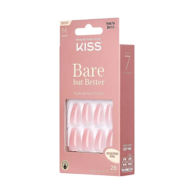 Kiss Bare-But-Better Nails - Bare Nude 28 pcs. thumbnail 2