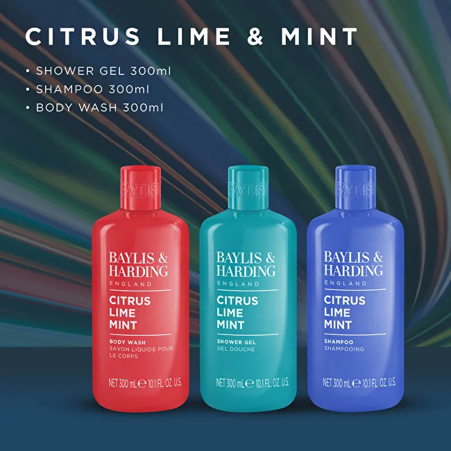 Baylis & Harding Citrus, Lime & Mint Body and Hair Care Gift Set 3 pcs thumbnail 2
