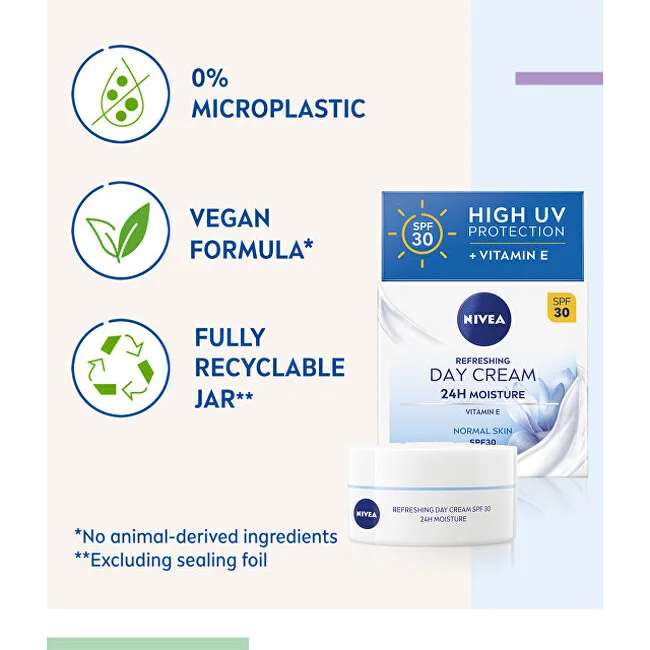 Nivea Moisturizing Day Cream SPF 30 Essential (Refreshing Day Cream) 50 ml thumbnail 5