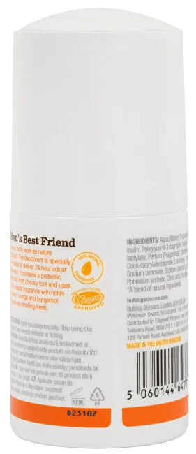 Bulldog Natural Ball Deodorant (Natural Deodorant Lemon & Bergamot Fresh & Revitalising Scent) 75 ml thumbnail 2