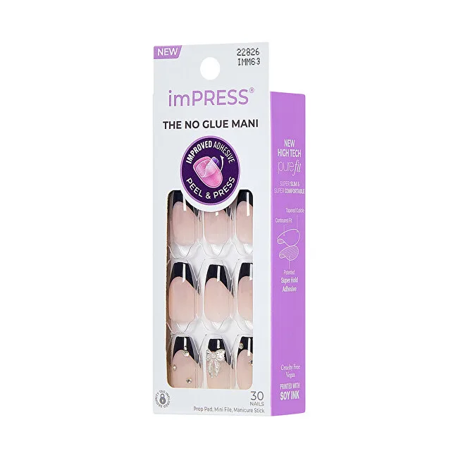 Kiss Self-adhesive nails imPRESS Nails - By The River 30 pcs thumbnail 2