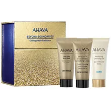 AHAVA Ahava Unstoppable Radiance Set Ahava: Osmoter Concetrate, Smoothing, Lotion, For Face, 15 ml + Refresing, Eliminates Impurities, Cleansing Gel, For Face, 15 ml + 24K Gold Mineral, Anti-Wrinkle, Mud Ma thumbnail 2