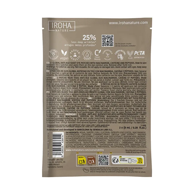 Iroha Anti-aging Eye Contour Patches 2 x thumbnail 8