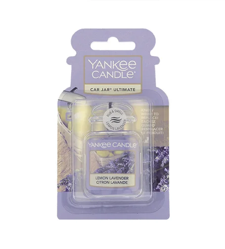 Lemon lavender car jar