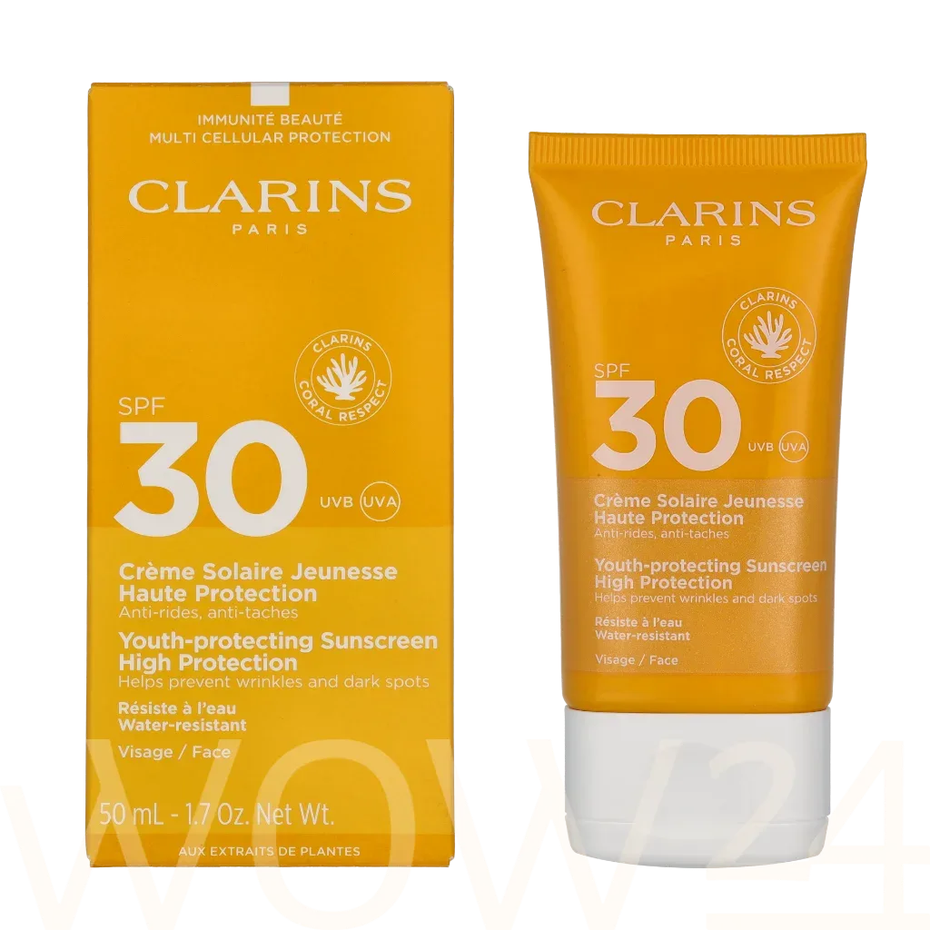 Clarins Sun Care Youth-Protecting Face Sunscreen thumbnail 4