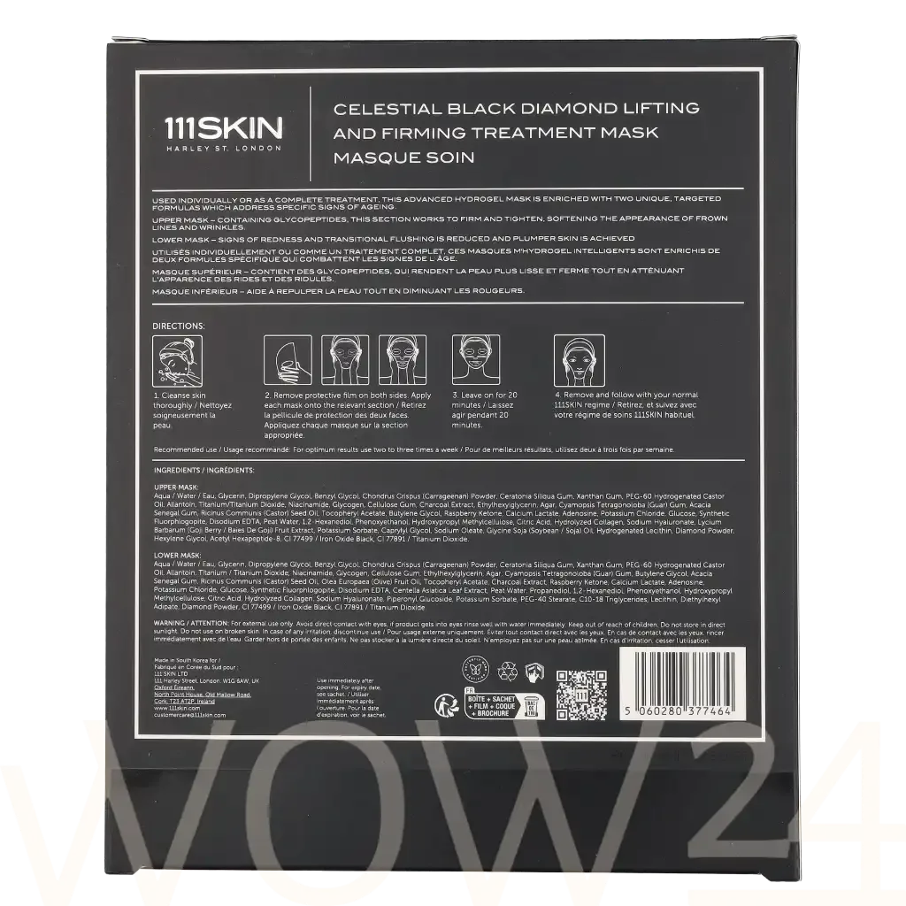 111skin Black Diamond Lifting and Firming Treatment Face Mask thumbnail 3