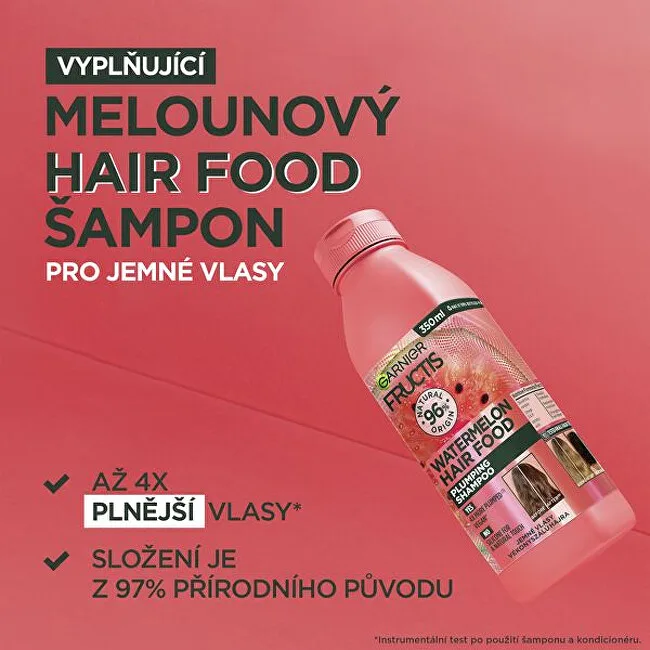 Garnier Fructis Hair Food Watermelon Plumping Shampoo thumbnail 3