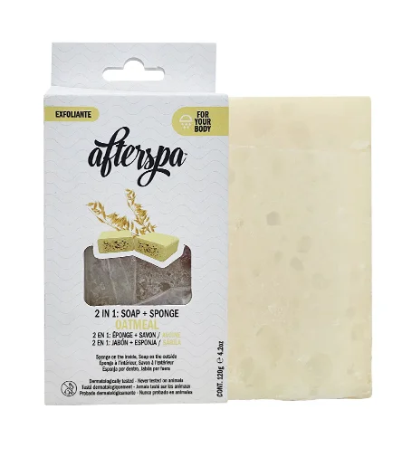 Oatmeal soap sponge