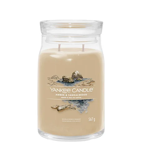Candle amber & sandalwood signature