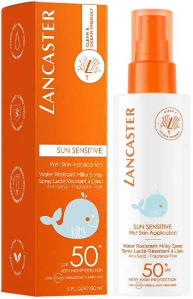 Sun sensitive water resistant milky spray