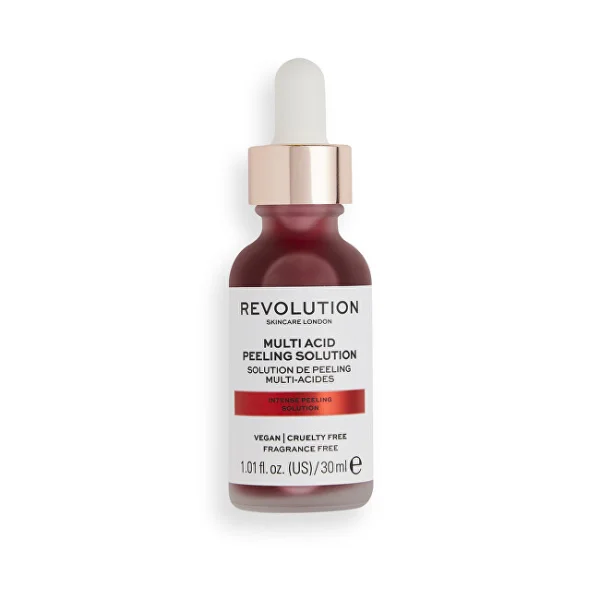 Multi acid moderate - strength peeling solution