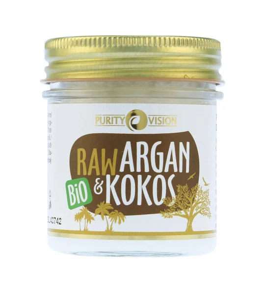 Argan and coconut raw bio oil
