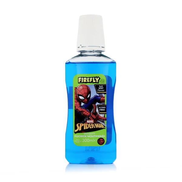 Spiderman firefly anti-cavity fluoride mouthwash