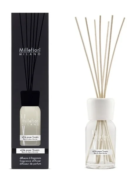 Milano white paper flowers