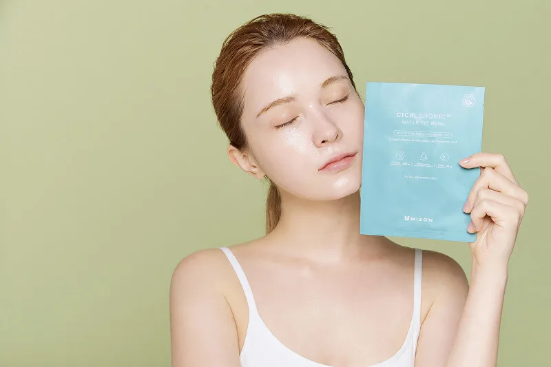 Mizon Moisturizing face mask with hyaluronic acid Cicaluronic (Water Fit Mask) 24 g thumbnail 8
