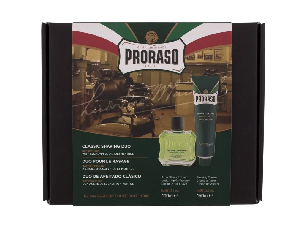 Green classic shaving duo