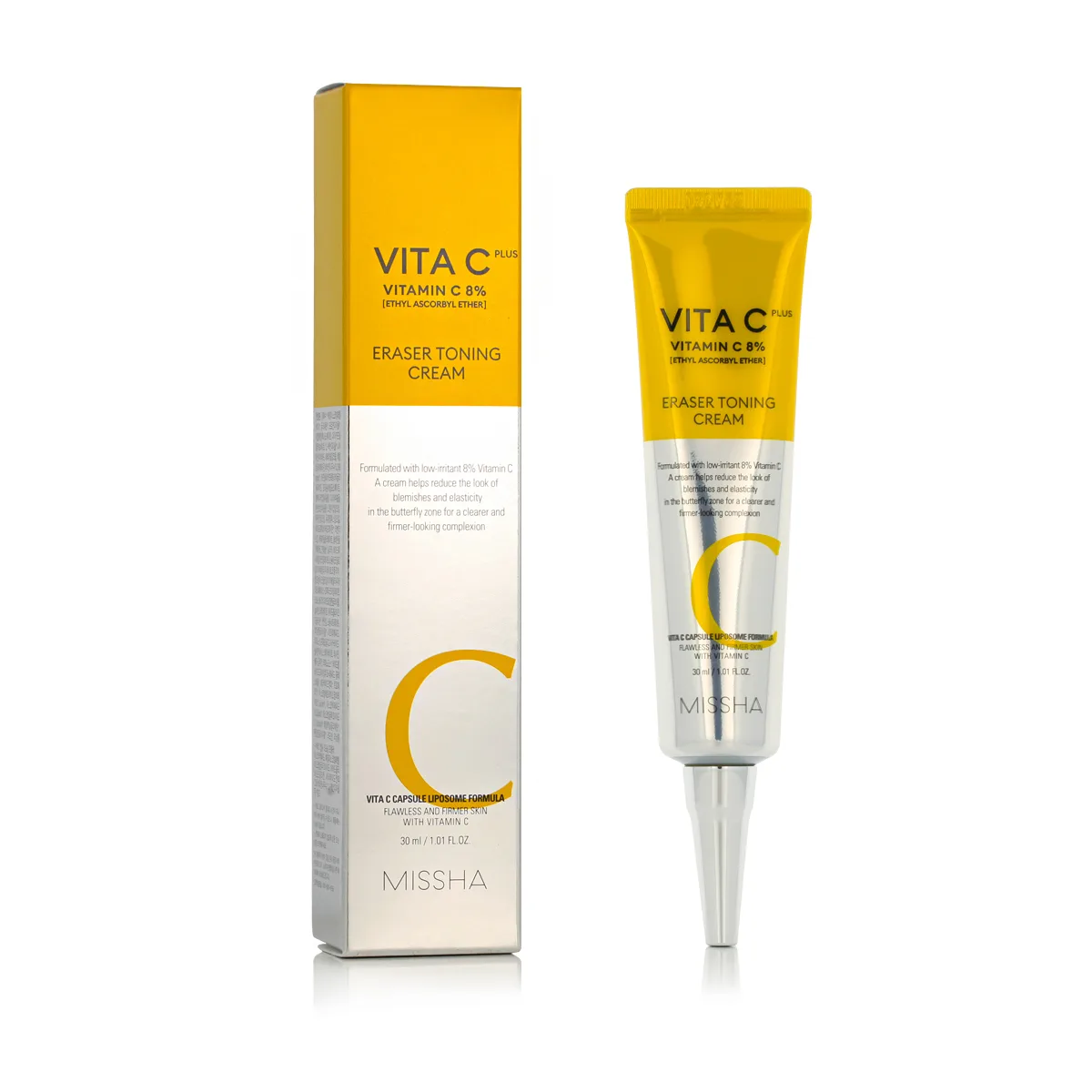 Missha Brightening skin cream Anti-Age Vita C Plus (Eraser Toning Cream) 30 ml thumbnail 4