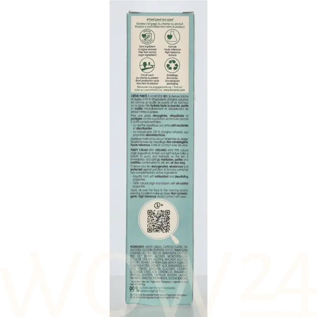 Klorane Aquatic mint purity cream thumbnail 3