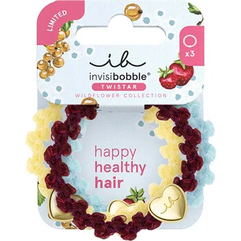 Invisibobble Twistar Wildflower Cherry Twist hair tie 3 pcs thumbnail 5