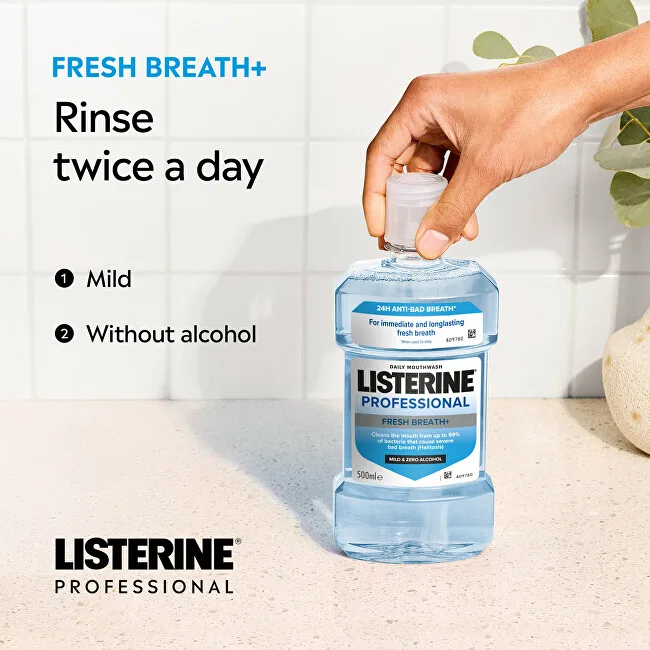 Listerine Mouthwash Professional Fresh Breath+ thumbnail 6