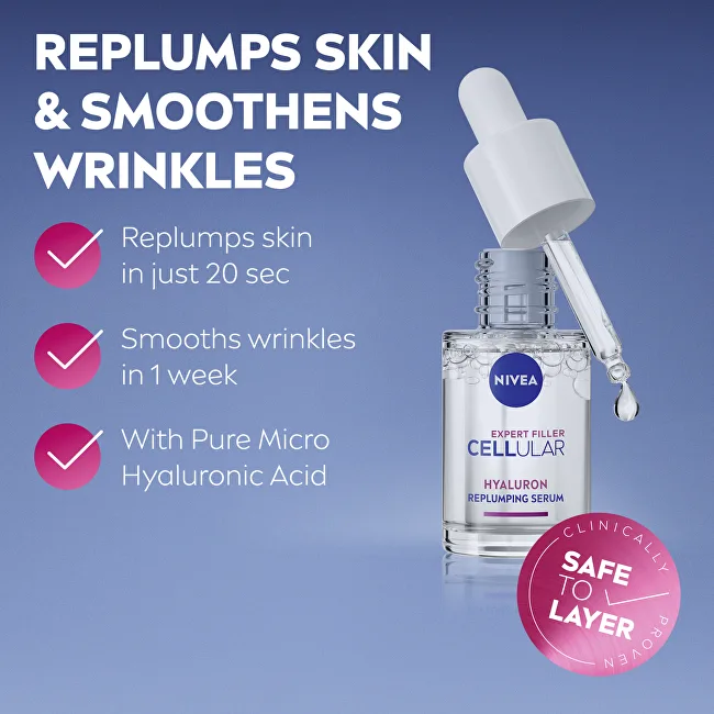Nivea Cellular Expert Filler Hyaluron Anti-Wrinkle Hydrating Serum 15 ml thumbnail 2