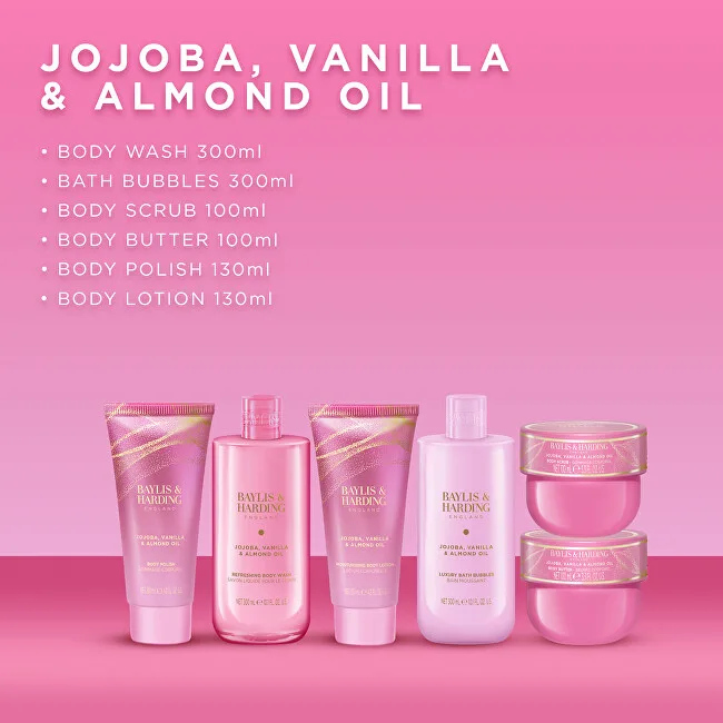 Baylis & Harding Large gift set Jojoba, Vanilla & Almond Oil 6 pcs thumbnail 2
