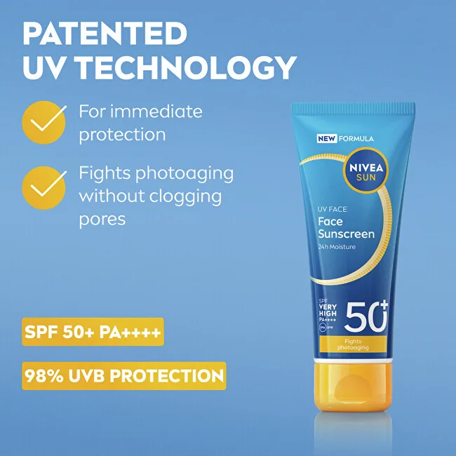 Nivea Sunscreen SPF 50+ UV Face Sunscreen thumbnail 2