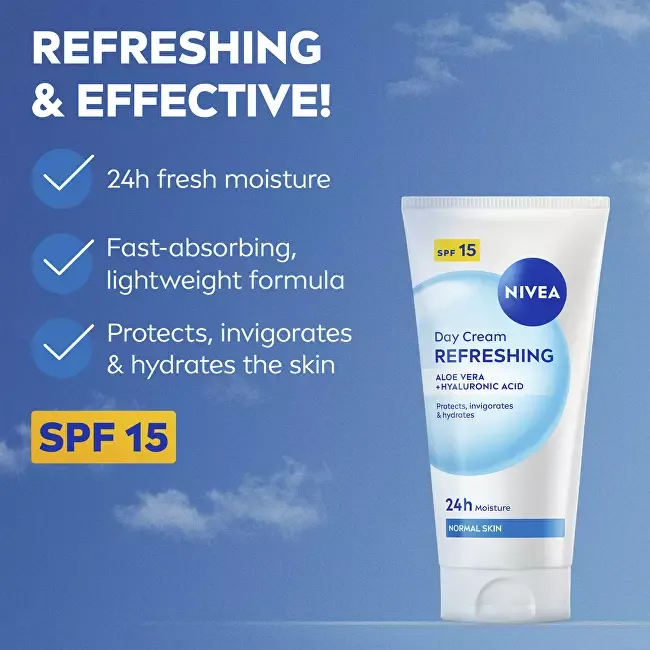 Nivea Moisturizing day cream for normal and combination skin SPF 15 Essential (Day Cream) 50 ml thumbnail 8