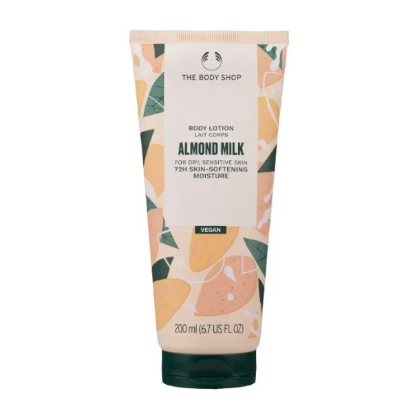Almond milk body lotion for dry sensitive skin