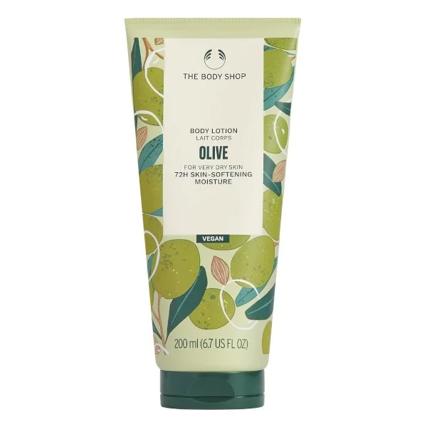 Olive body lotion for very dry skin